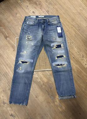 孤品 日产fdmtl mt版型 赤耳水洗男士小直筒牛仔裤