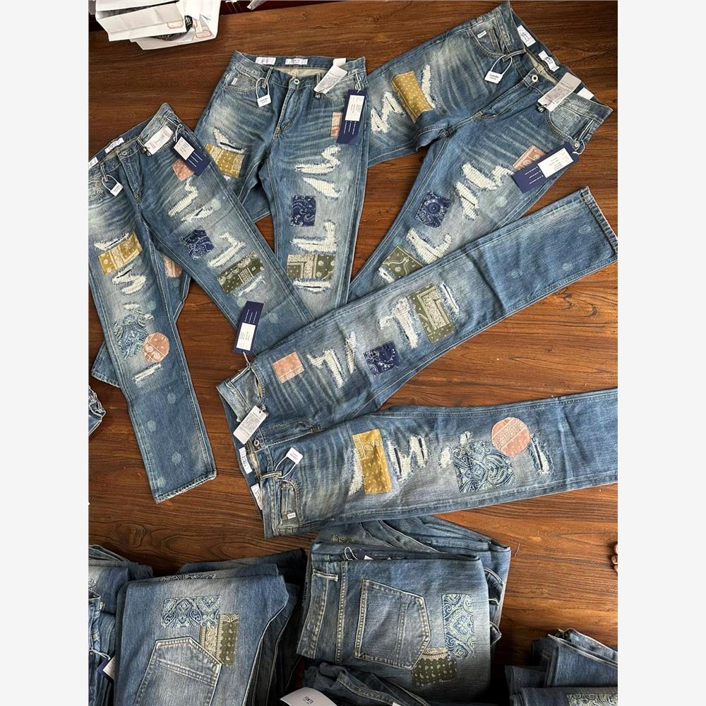 屌炸天FDMTD腰果花做旧破坏牛王