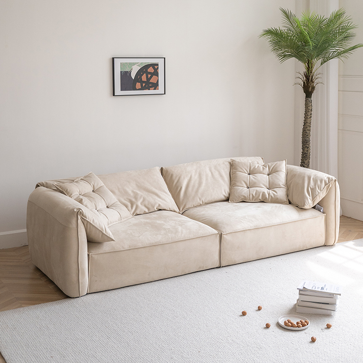 YUMU大象耳朵沙发屿木空间奶油风