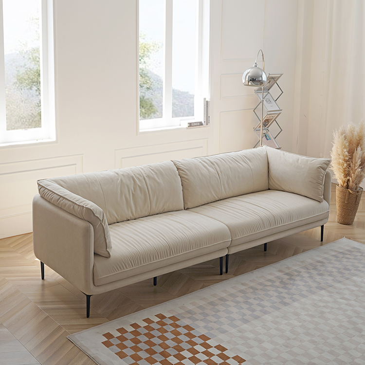 北欧沙发防猫抓免洗磨砂布沙发
