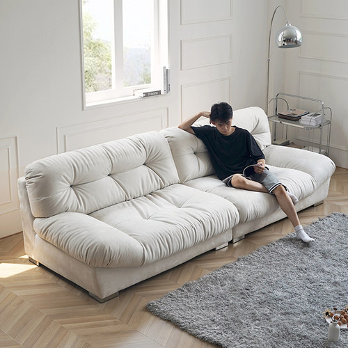 Baxter云朵沙发意大利磨砂布免洗