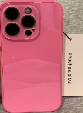 ins风新款冰感钢化玻璃iPhone16Promax手机壳蔷薇粉全包苹果15防摔14Pro水晶镜头13镜头膜12情侣11小红书爆款