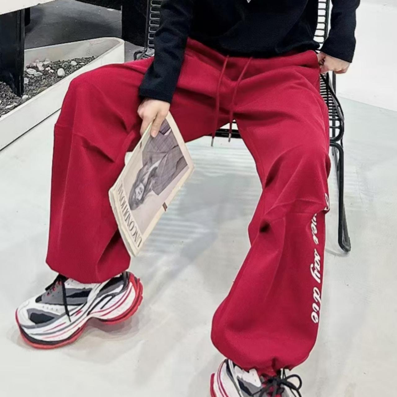 广场曳舞爵士舞秋冬工装裤