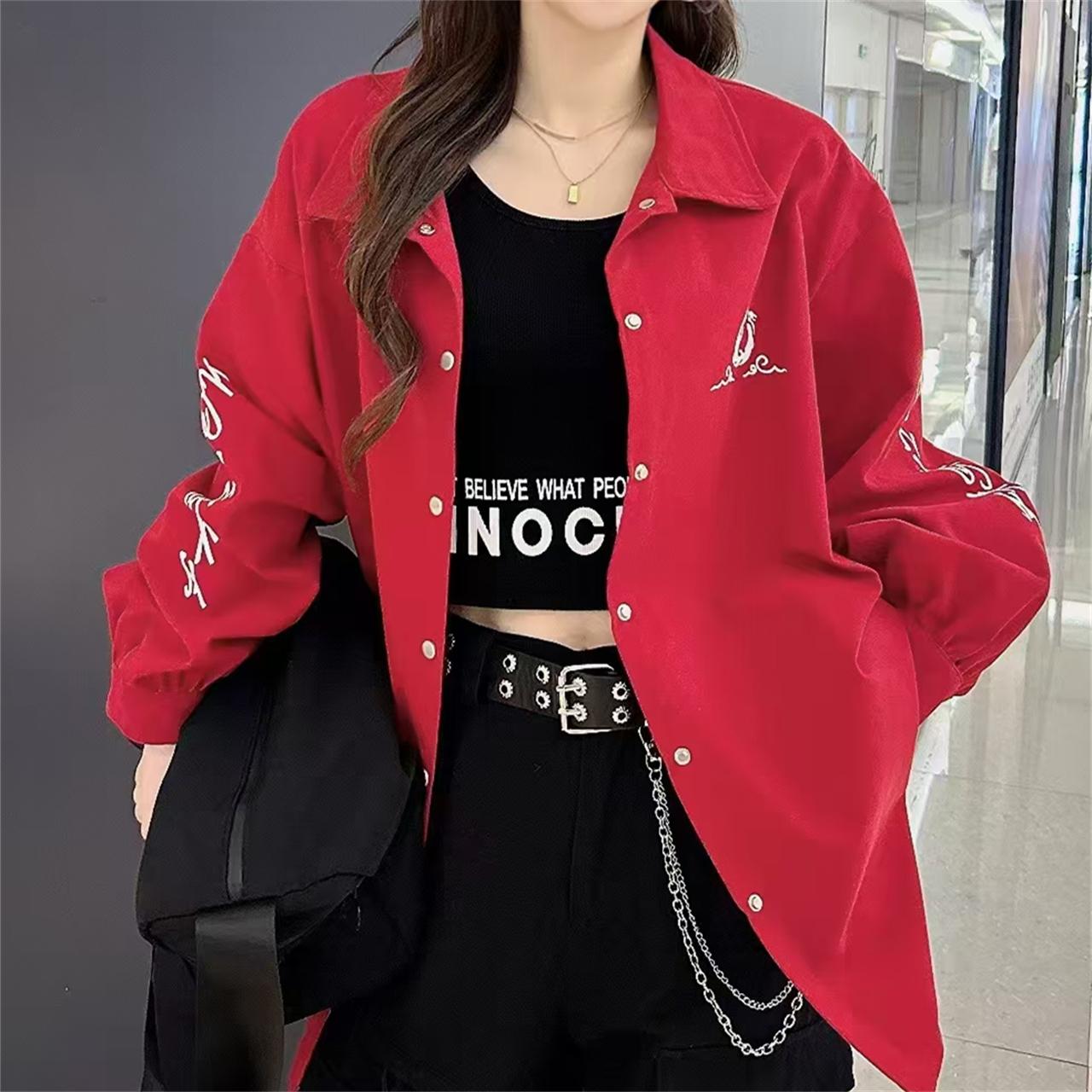 广场曳步现代爵士舞秋冬衬衫衬衣