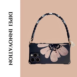 复古气质典雅适用华为畅享70手机壳mate40pro手腕nova11se斜挎12ultra挂链p50e新款荣耀200女x30/畅玩50软90