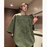 主推夏季麂皮绒烧花情侣短袖T恤T380/P25，男装T恤，电商C413