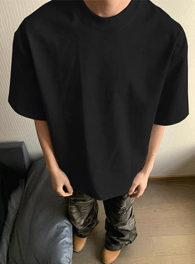 单件独立包装 220克纯棉黑色短袖T恤 DT2200/特批11