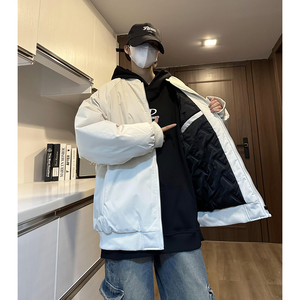 老钱风棉服宽松情侣棒球服薄款棉衣外套飞行员夹克  MY887/P88图片