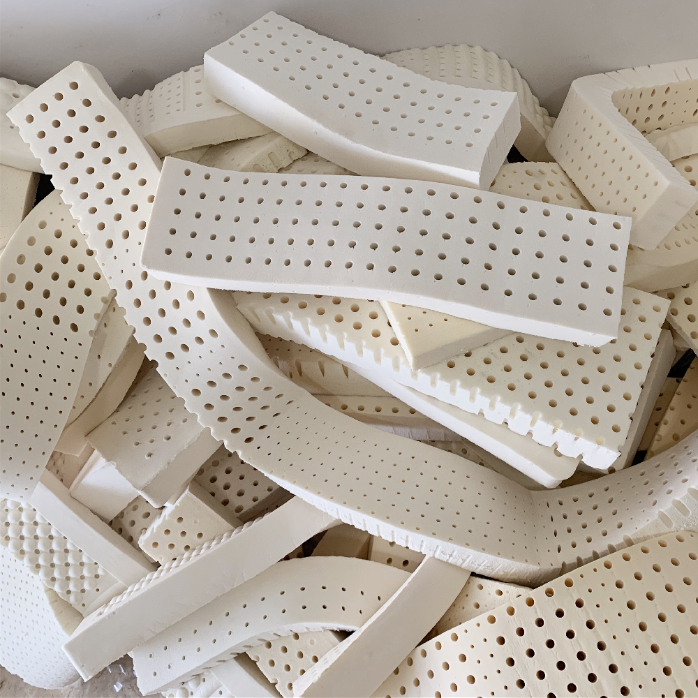 天然乳胶填充物 碎乳胶长条 泰国天然乳胶 diy乳胶枕头抱枕 坐垫