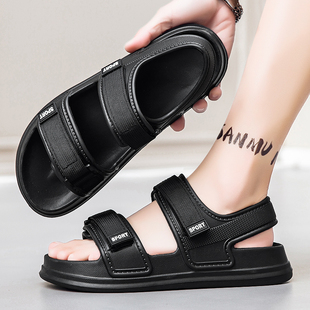 青少年外穿运动徒步防滑防臭司机开车专用沙滩拖鞋 越南凉鞋 男夏季