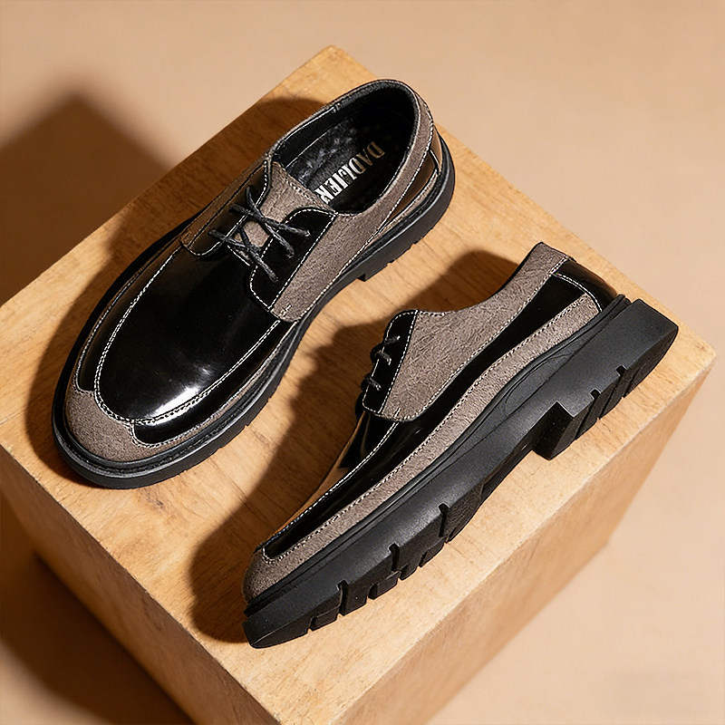 布洛克男鞋春季真皮正装商务婚礼专用新郎结婚英伦风增高德比皮鞋,流行男鞋,正装皮鞋,淘宝优惠券,粉丝福利购,淘宝优惠卷