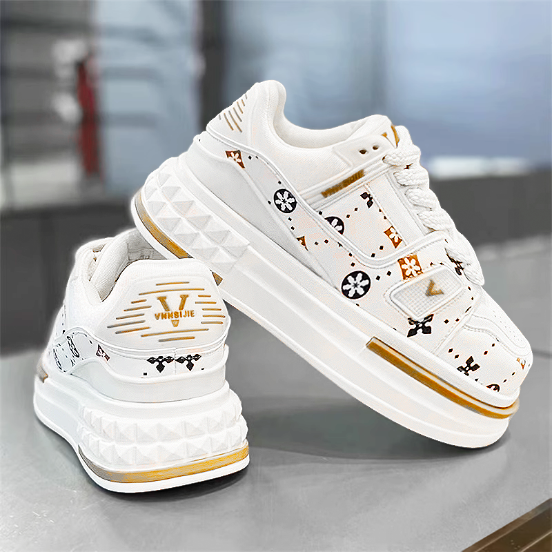 男鞋2026新款冬季高级感百搭休闲运动板鞋青少年厚底增高小白潮鞋,流行男鞋,单鞋,淘宝优惠券,粉丝福利购,淘宝优惠卷