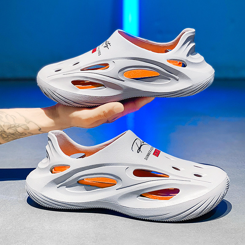 椰子洞洞鞋男夏季外穿涉水漂流溯溪全包运动开车防滑防臭沙滩凉鞋,流行男鞋,洞洞鞋,淘宝优惠券,粉丝福利购,淘宝优惠卷