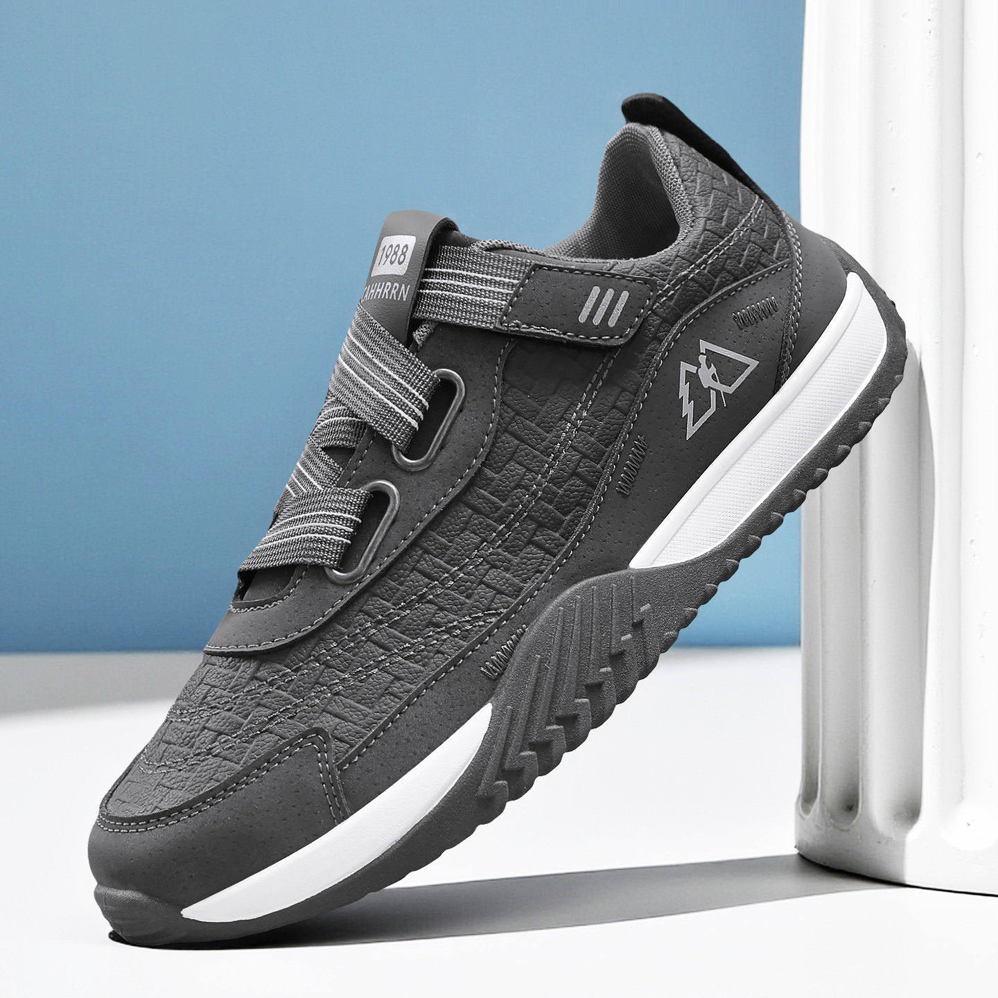 男鞋冬季运动休闲软底阿甘板鞋一脚蹬防水上班工地干活工作劳保鞋,流行男鞋,单鞋,淘宝优惠券,粉丝福利购,淘宝优惠卷