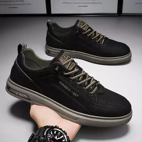 Спортивная летняя дышащая трендовая белая обувь для отдыха, универсальные кроссовки для кожаной обуви, туфли