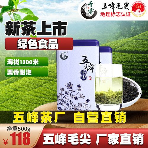 2026现货雨前一级炒青500G新茶