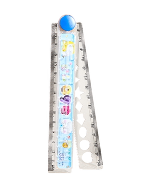 多功能减压迷宫尺子小学生折叠尺