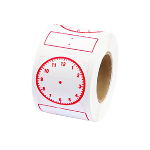 时钟数字刻度贴纸钟表模型教具贴画一二年级小学生认识钟表和时间练习题册数学钟面印章贴快速画时钟教学贴纸