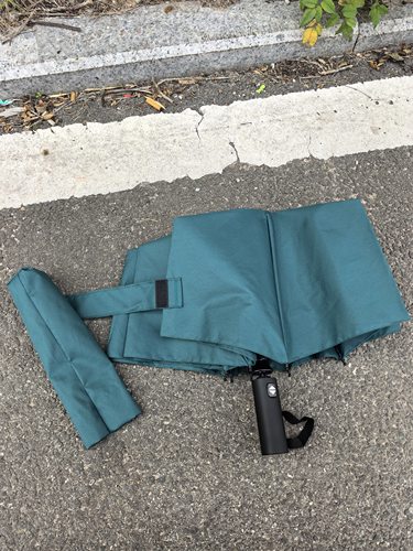 出外贸商务绅士银胶全自动雨伞男女防风加固加厚便携式折叠雨伞