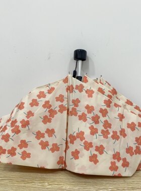 出韩国尾货~小清新森系花朵铅笔伞 超轻量便携防风学生成人雨伞女