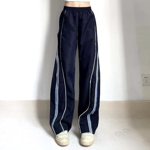 Loose Casual Cargo Sweatpants Women Vintage Wide Leg Pants