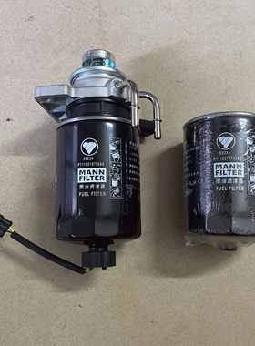 适用福田拓陆者4J28发动机柴油格总成燃油滤清器油水分离器手油泵