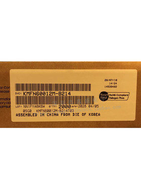 KMFN60012M-B214 BGA221球 EMCP  全新原装现货