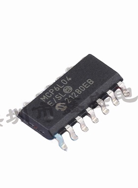 全新 MCP6L04T-E/SL 运算放大器芯片 封装SOP-14 咨询问价