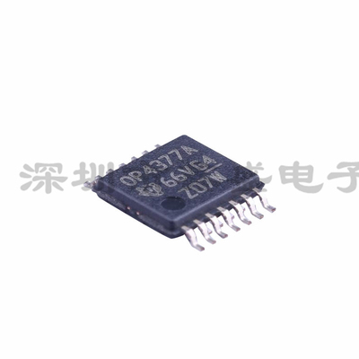 全新 OPA4377AIPWR 丝印OP4377A 精密运放 封装TSSOP-14 咨询问价