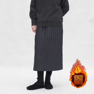 高端胖mm大码 高腰显瘦直筒裙加棉半身裙加厚A字裙 女2025秋冬新款