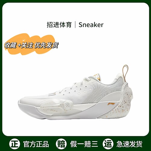 LiNing李宁 韦德全城13 全掌䨻科技 支撑轻便回弹抓地 低帮篮球鞋