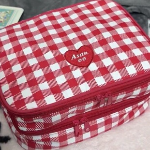 MAC 同款化妆包大容量便携式多功能新款手提旅行高级双层化妆包