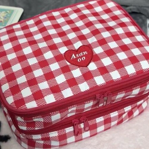 MAC 同款化妆包大容量便携式多功能新款手提旅行高级双层化妆包