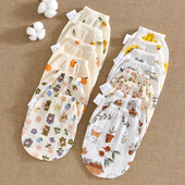 成人纯棉防抓睡眠手套防护老人防挠防抓痒大人纱布无指护手手套薄