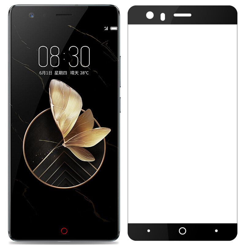 适用于努比亚 z18mini钢化膜全屏覆盖防指纹贴膜z17s