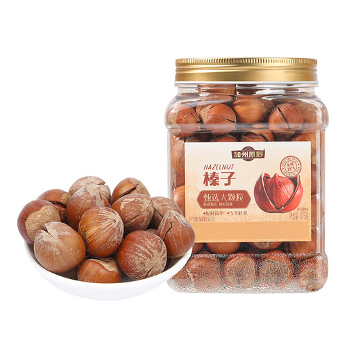 加州原野榛子375g/罐坚果炒货