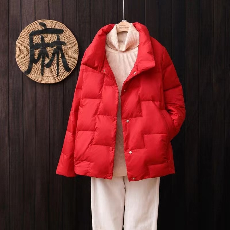 羽绒棉短外套时尚休闲宽松棉服