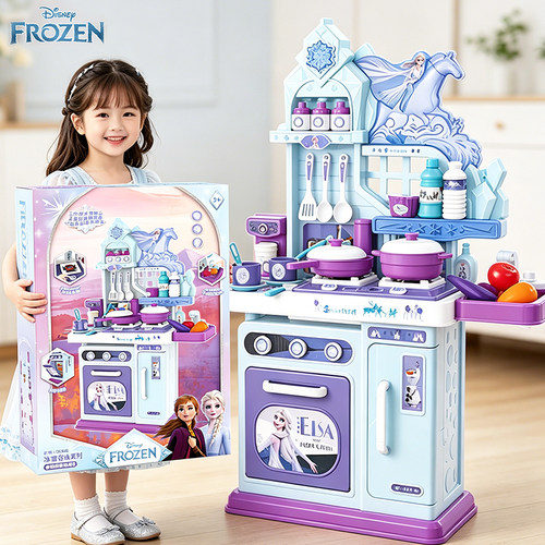 冰雪奇缘爱莎公主仿真厨房玩具