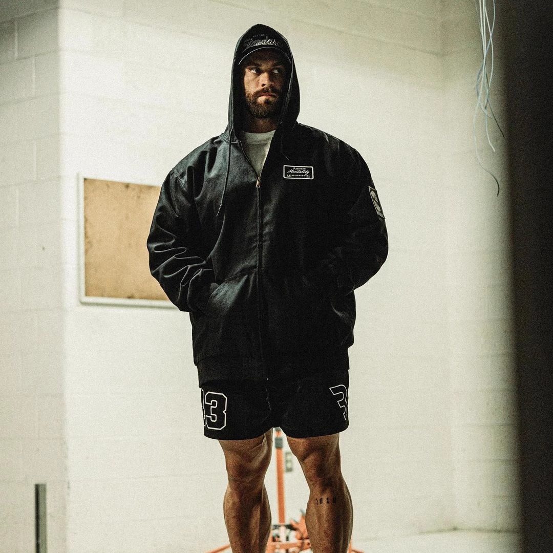 克里斯运动宽松连帽保暖外套男女美式卡哈特帆布工装加绒夹克