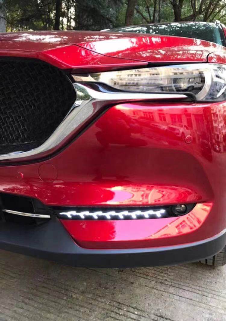 CX-5日行灯流光转向鱼骨款