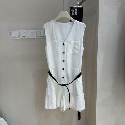 高腰版短裤阔腿裤收腰连体裤