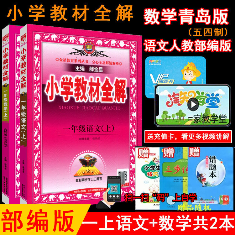 小学教材全解二上语文数学薛金星