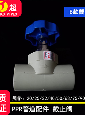 灰色PPR阀门ppr升降球阀4分20 6分25 1寸32截止阀 PPR水管管件