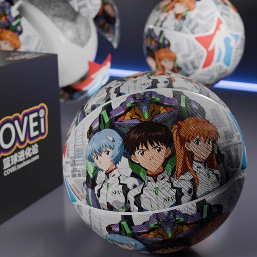 7片皮五角星EVA福音战士创意定制篮球超纤维PU耐磨防滑室内外通用