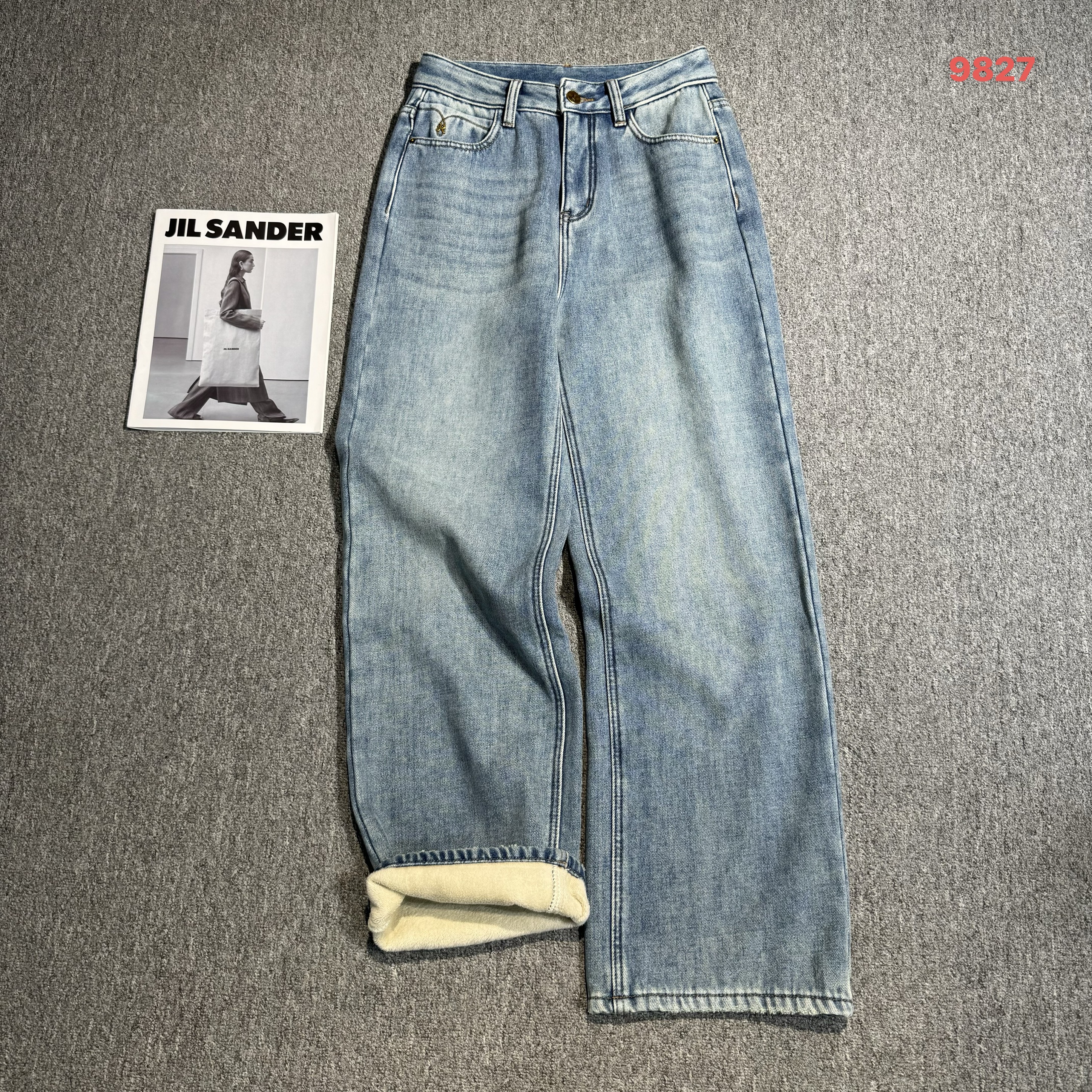 轻奢高品牛仔裤气质显瘦9827