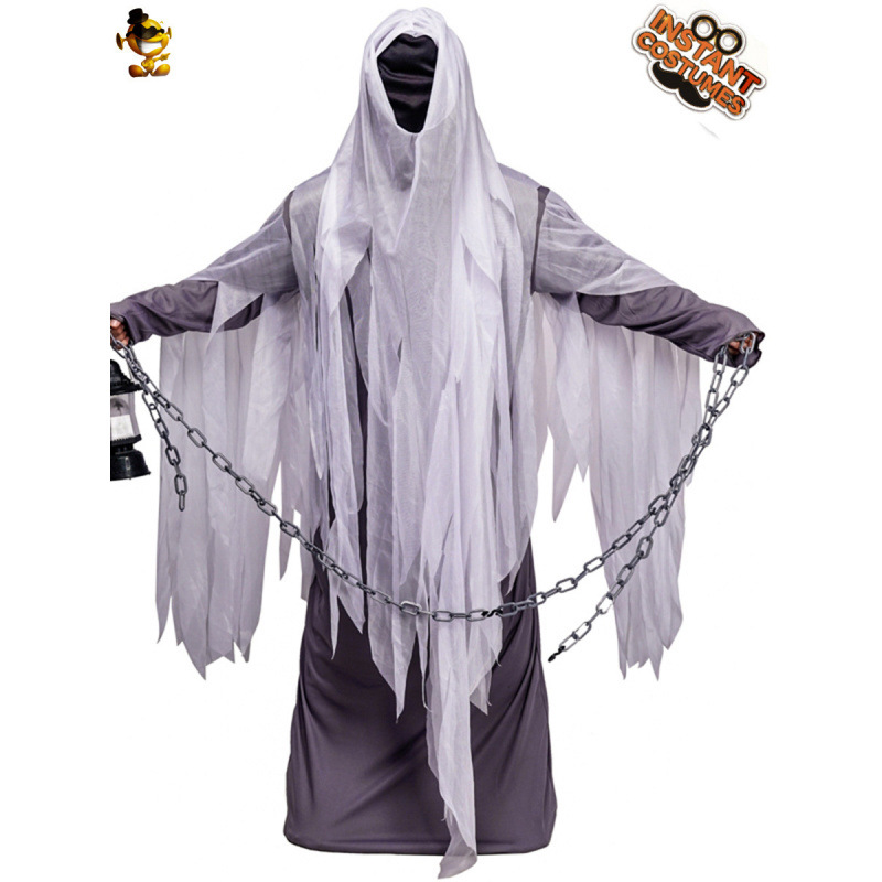 大男恐怖幽灵无脸万圣节服装 舞台cosplay角色扮演灯笼鬼分销现货