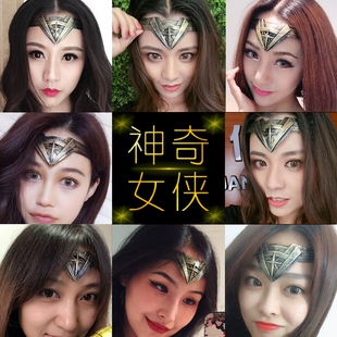 新款头饰神奇女侠Cos头饰发箍新电影同款护腕道具发饰服装头箍