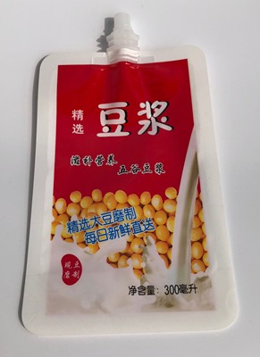 精选300ML/豆浆吸嘴袋液体包装自立豆浆袋吸吸果冻每箱1000个送斗