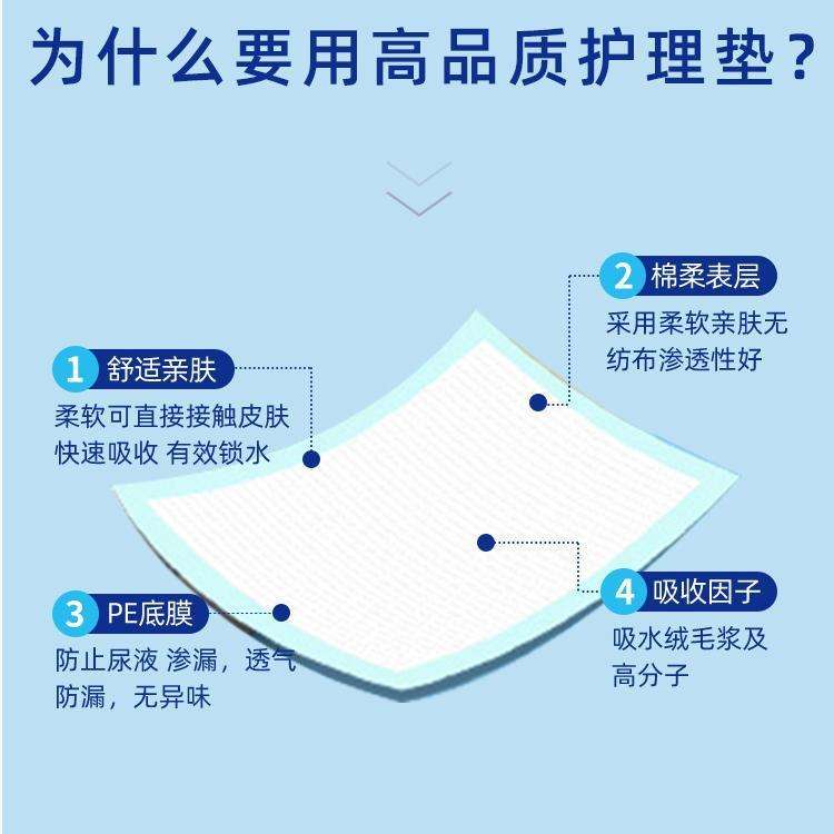千芝雅成人护理垫60*90大号老年男女尿不湿老人尿布产妇床垫整箱