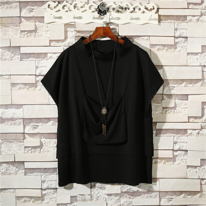 潮流原创暗黑山本耀司嘻哈蝙蝠衫